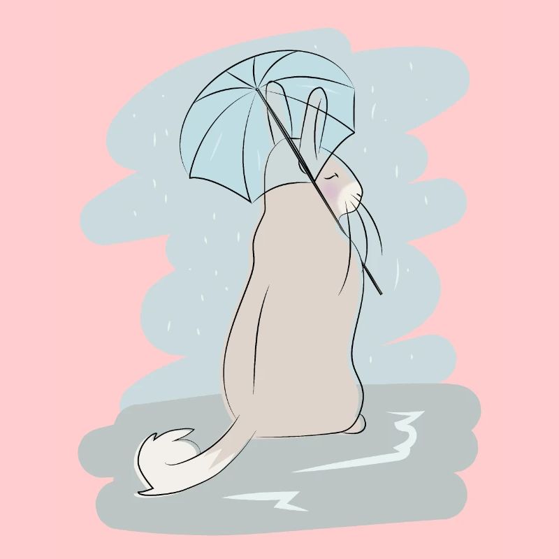 Illustriertes Design mit Viscacha