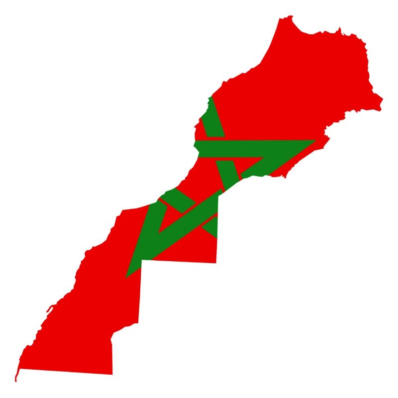 Morocco map map moroccan map