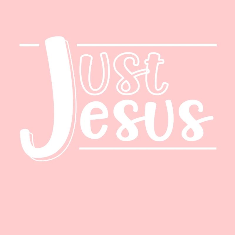 Conception chrétienne Juste Jésus