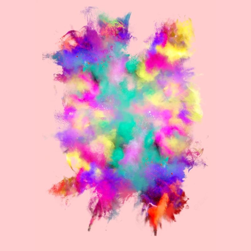 explosion de couleur