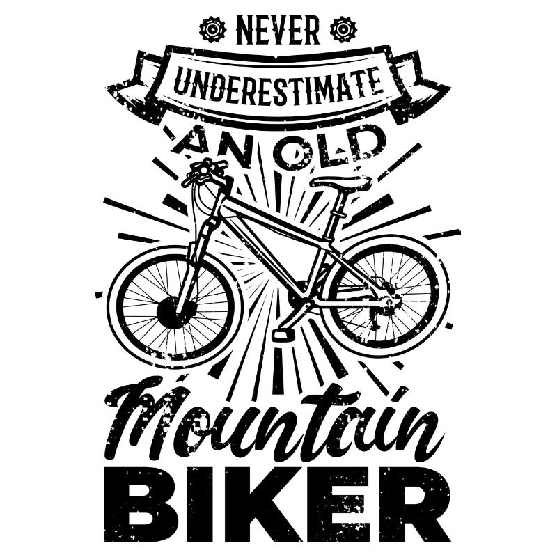Mountainbiker Opa