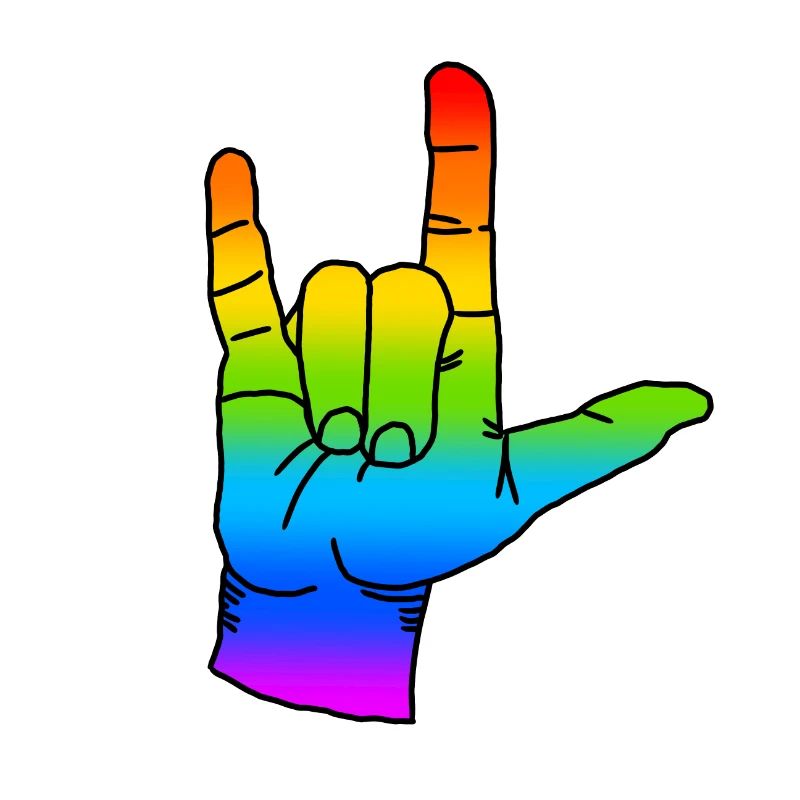 Regenbogen Rock n Roll