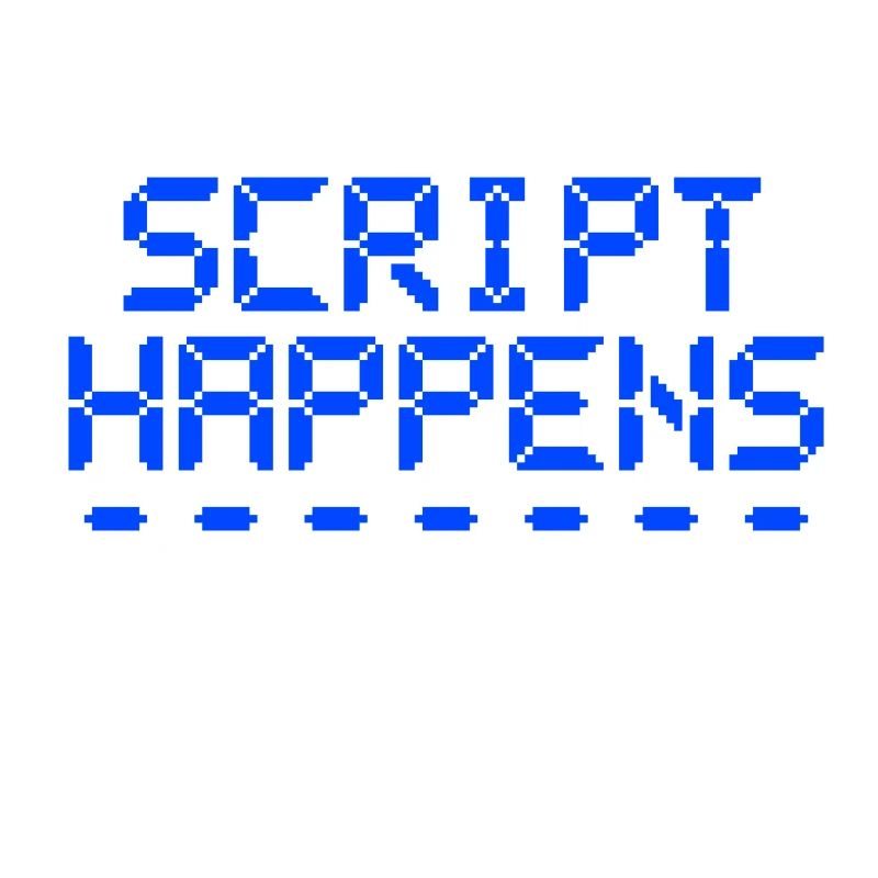 Computer Programming Script Happens Programmer