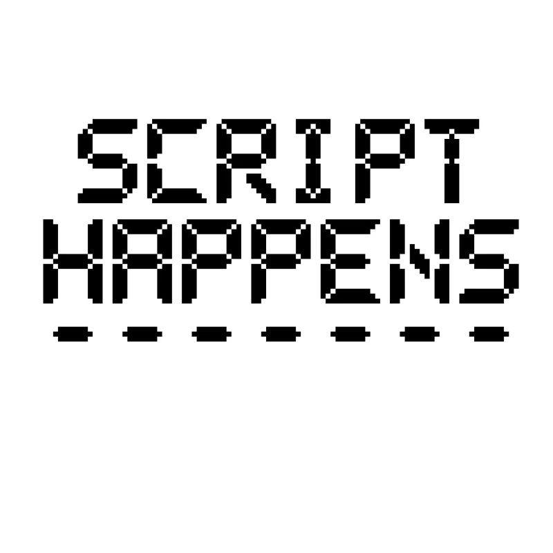 Computer Programming Script Happens Programmer