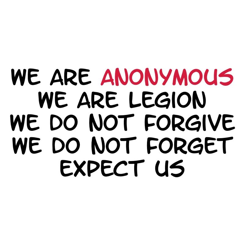 We Are Anonymous