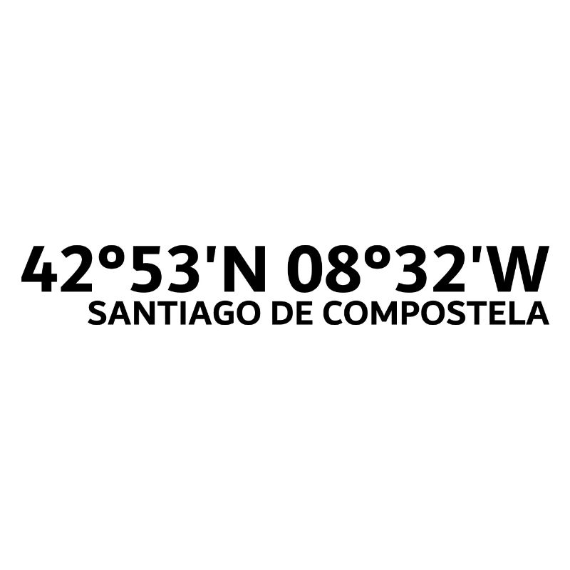 Santiago de Compostela Coordinates