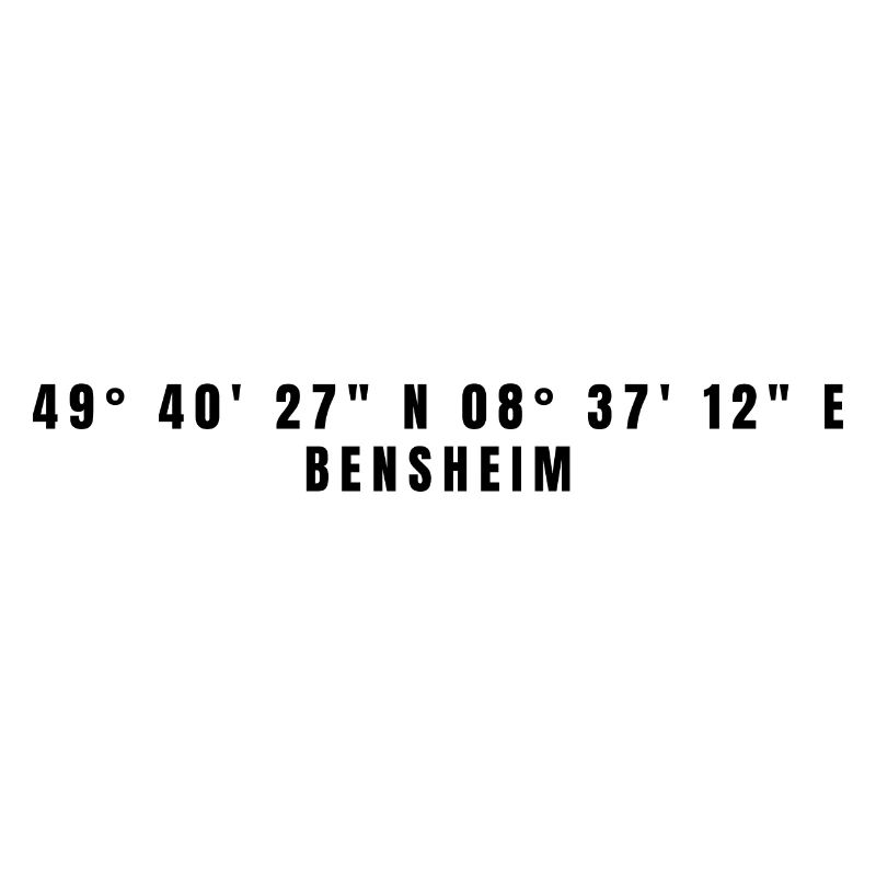 Bensheim, Hesse, Coordinates