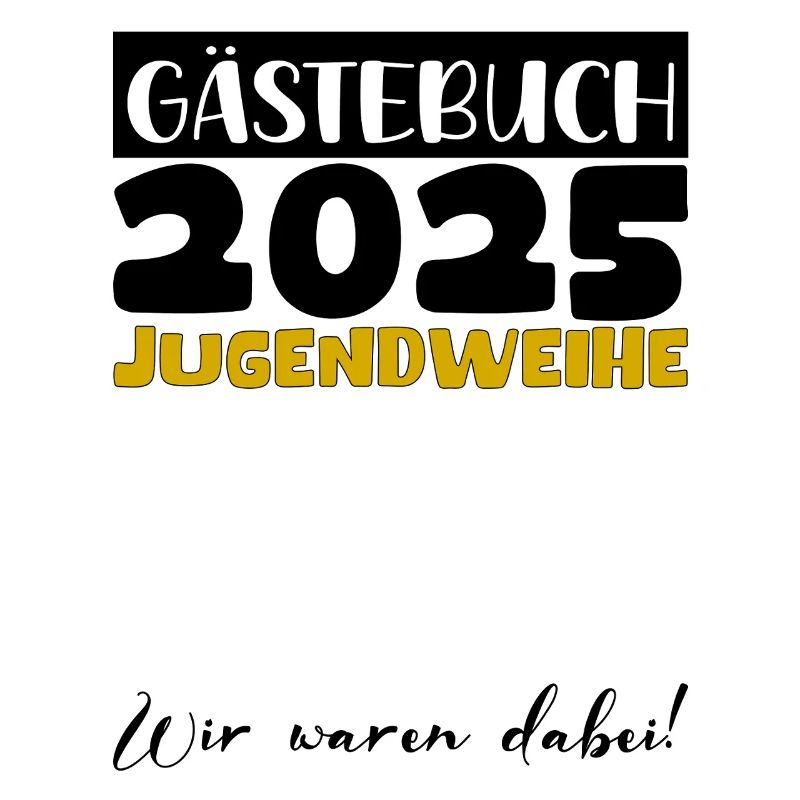 Jugendweihe 2025 Gästebuch Geschenk Mädchen Jungen