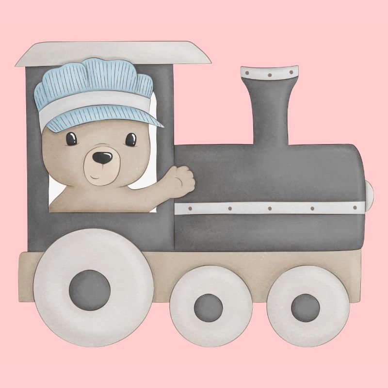 ours mignon dans le train