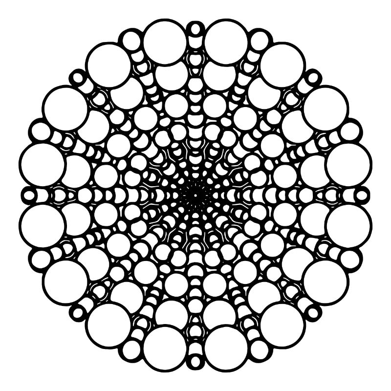 Geometric Mandala Circles Round Pattern Shape