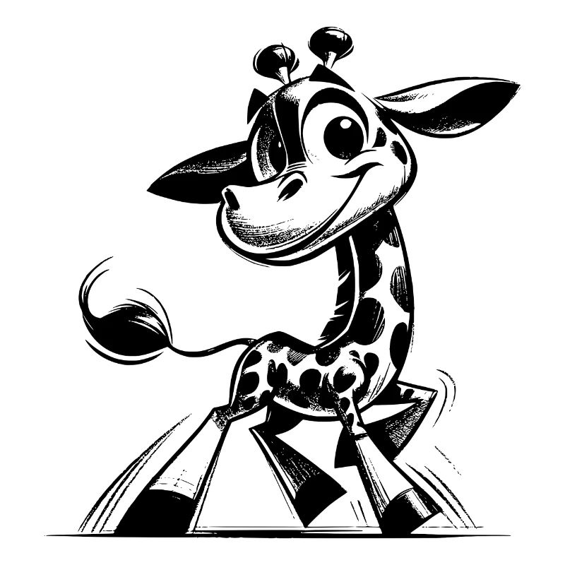 Mignon Dessin De Bébé De Petites Girafes