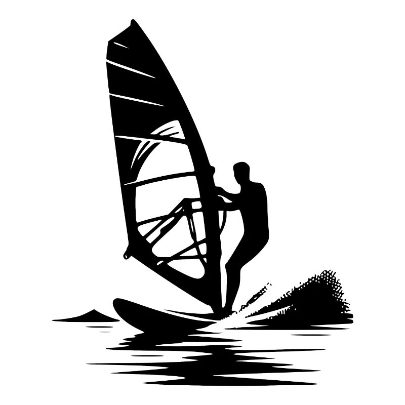 Surftechnik mit Windkraft Wind und Meeresbrise