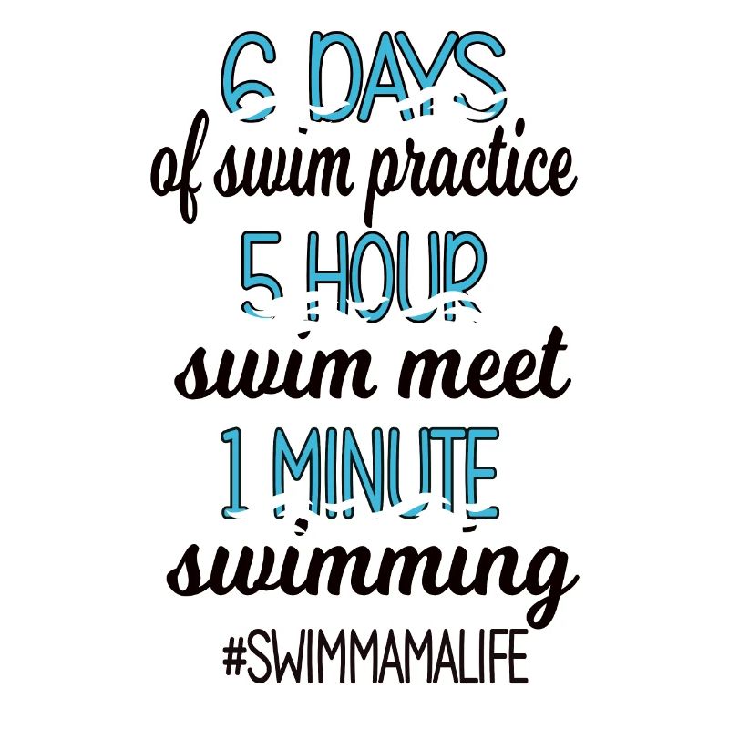 Schwimmmama Mama Eines Schwimmers Schwimm-Mutter