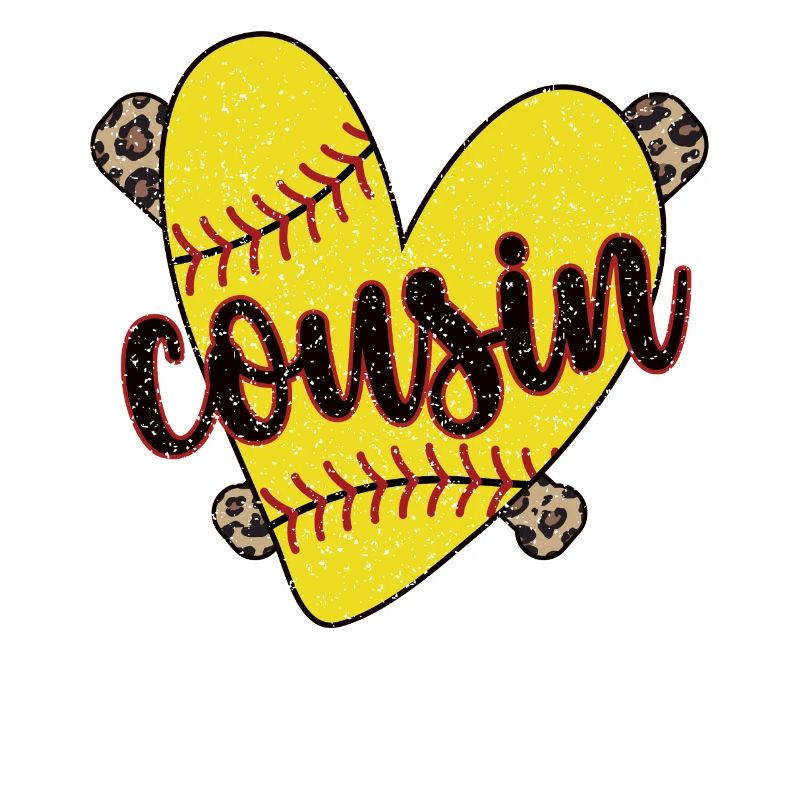 Stolzer Softball-Cousin Eines Softballspielers