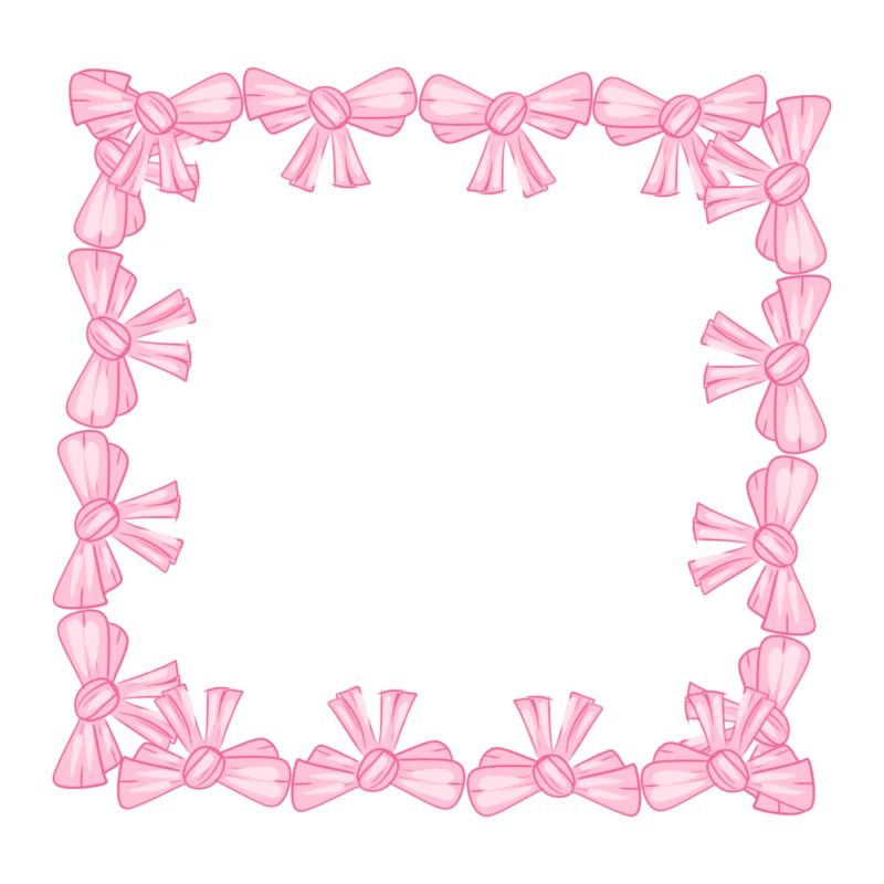 frame square square loop pink