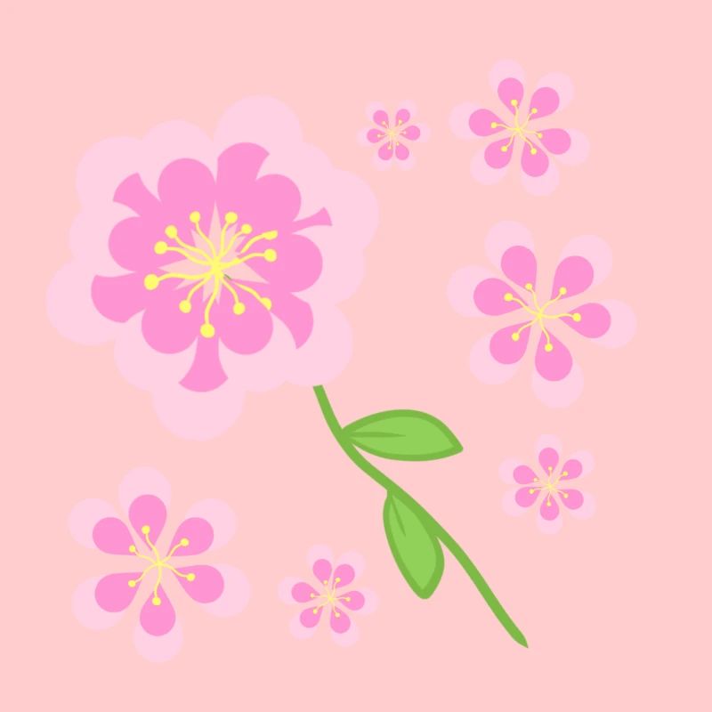 Pink Flower Pattern