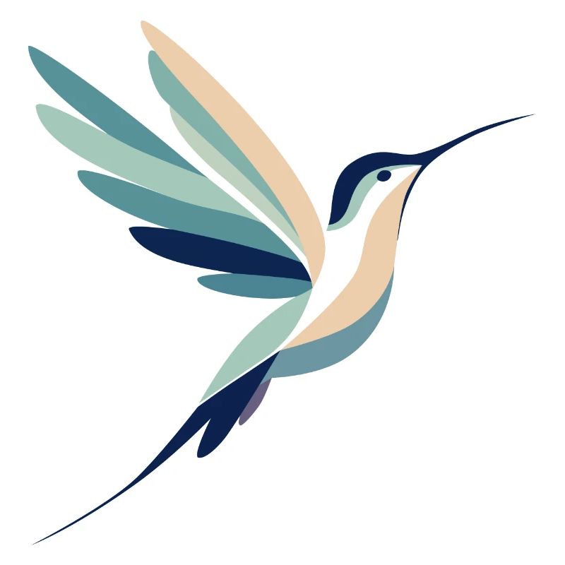 Kolibri im Flug