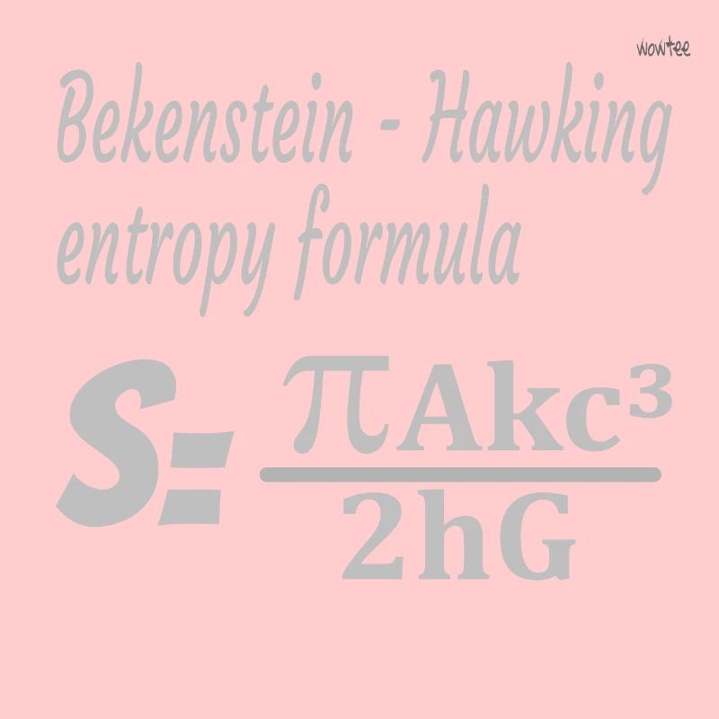 Bekenstein-Hawking entropy formula