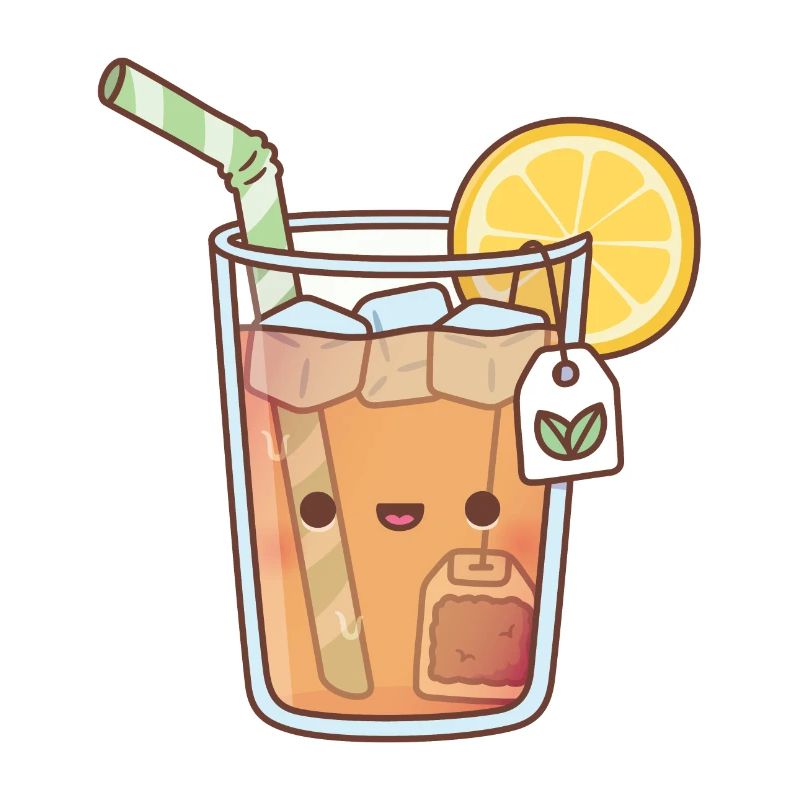 Kawaii Eis-Zitronentee