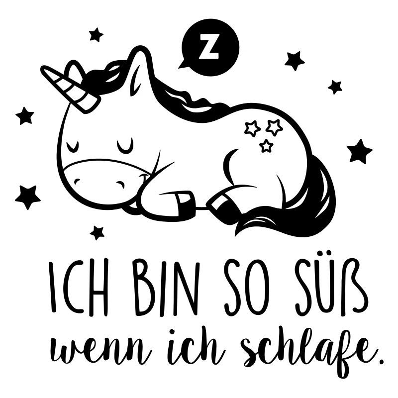 Einhorn schlafendes Baby Einhorn Geschenk
