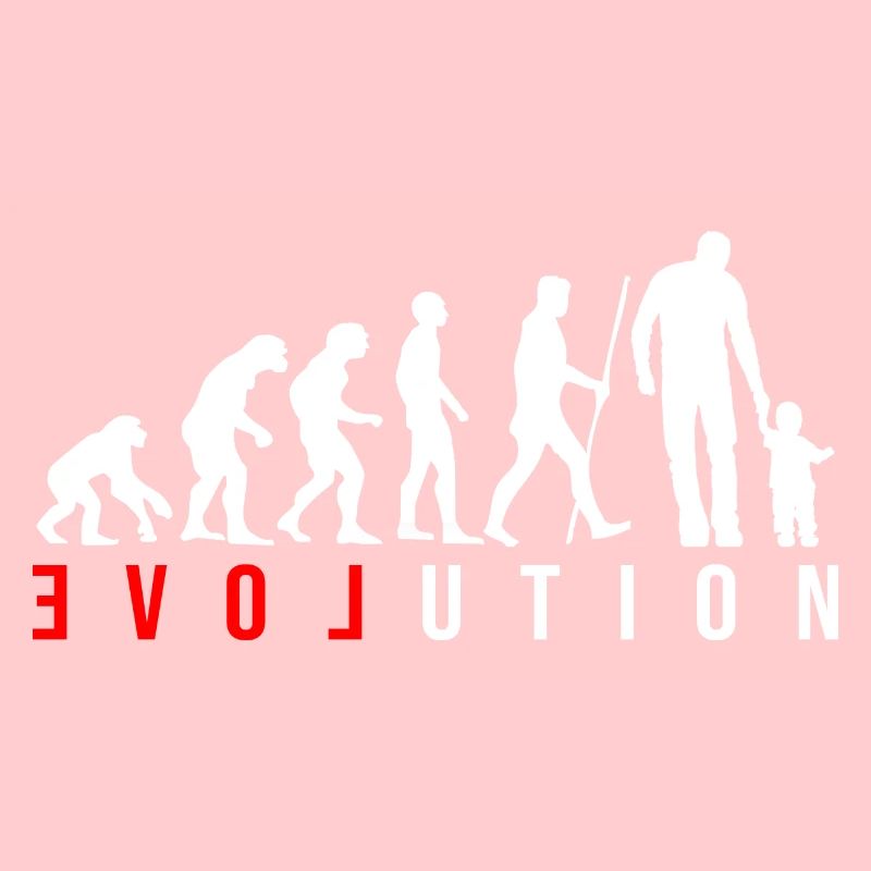 Evolution Father and Child Son Daughter Gift