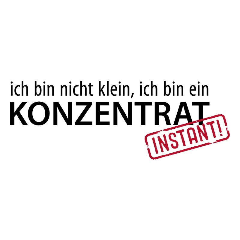 Ich bin nicht klein, ich bin ein Konzentrat Größe