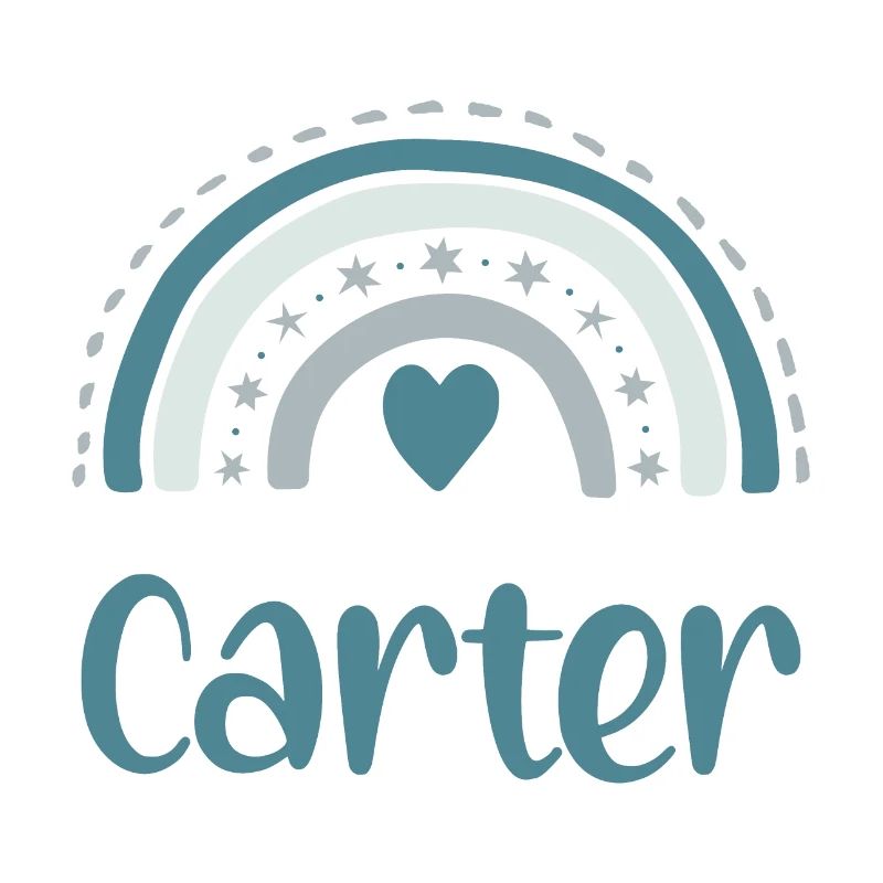 Carter Name Regenbogen