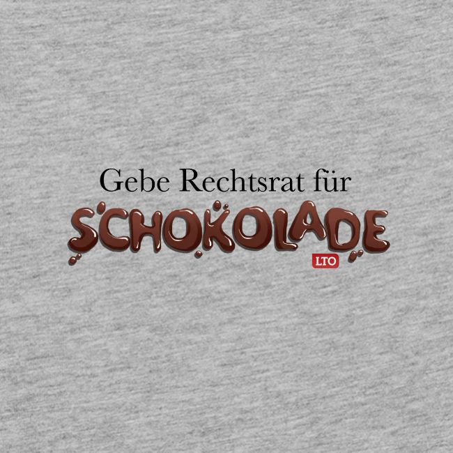 Gebe Rechtsrat für Schokolade