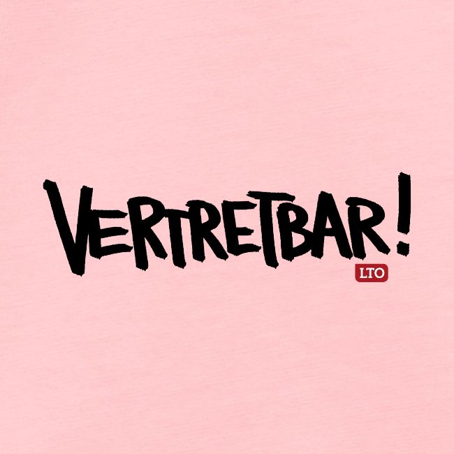 VERTRETBAR Schwarz