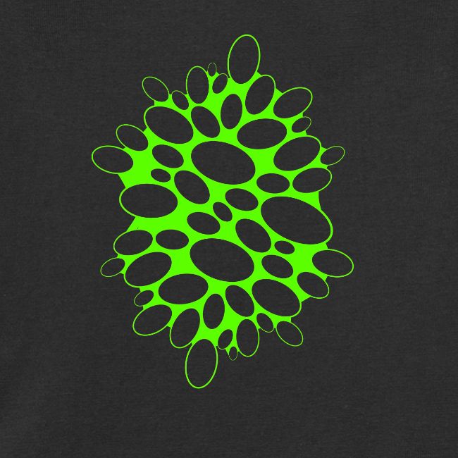 Vert gothique ovale sorcière miroir Design de mode