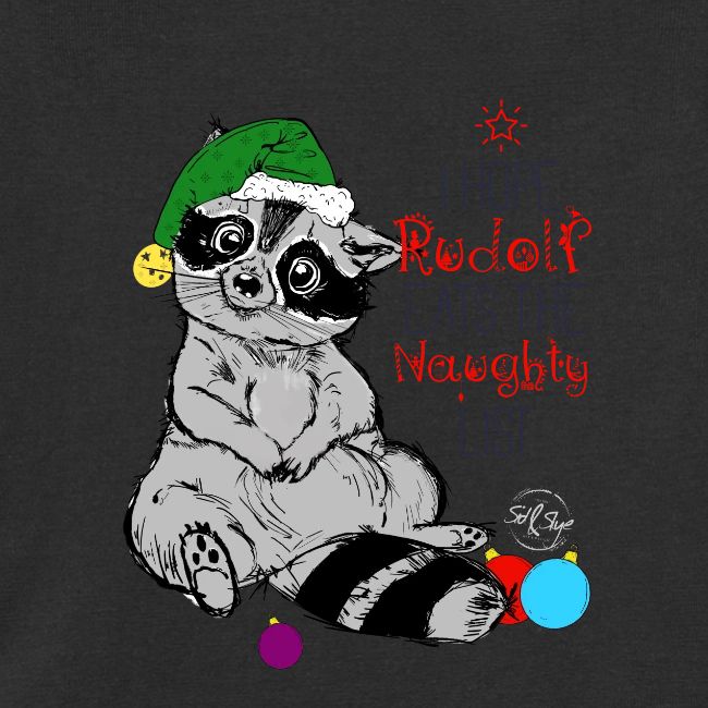 Lustiger Waschbär mit Spruch 2