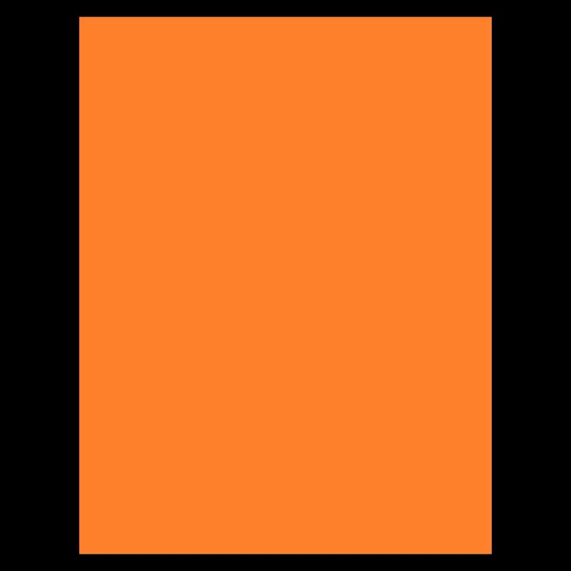 oranges Feld