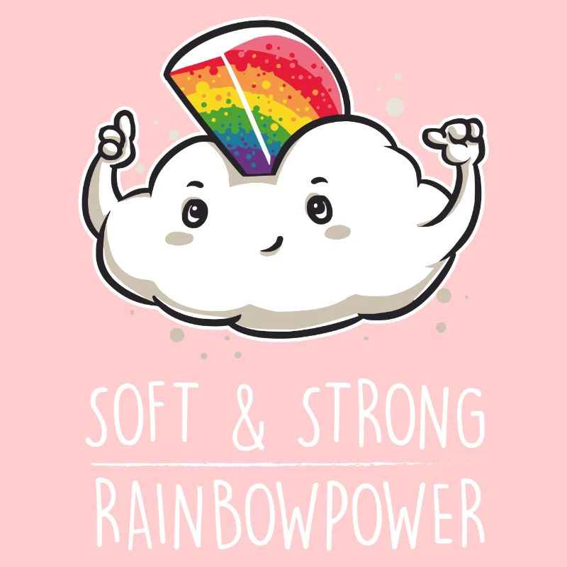 Rainbow cloud creative gift funny power