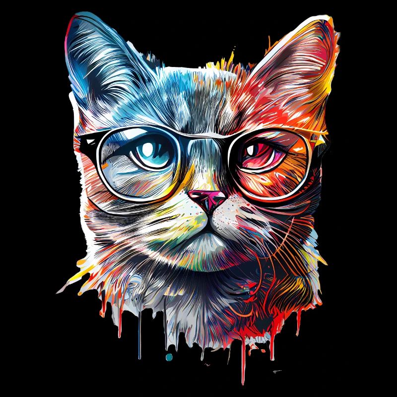 Süße bunte Katze