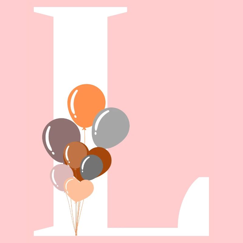 Buchstabe l Geburtstagsballon