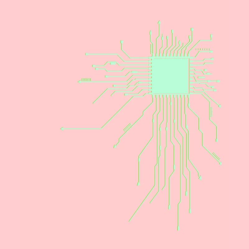 platine core cpu computer nerd pc geek cyborg heart