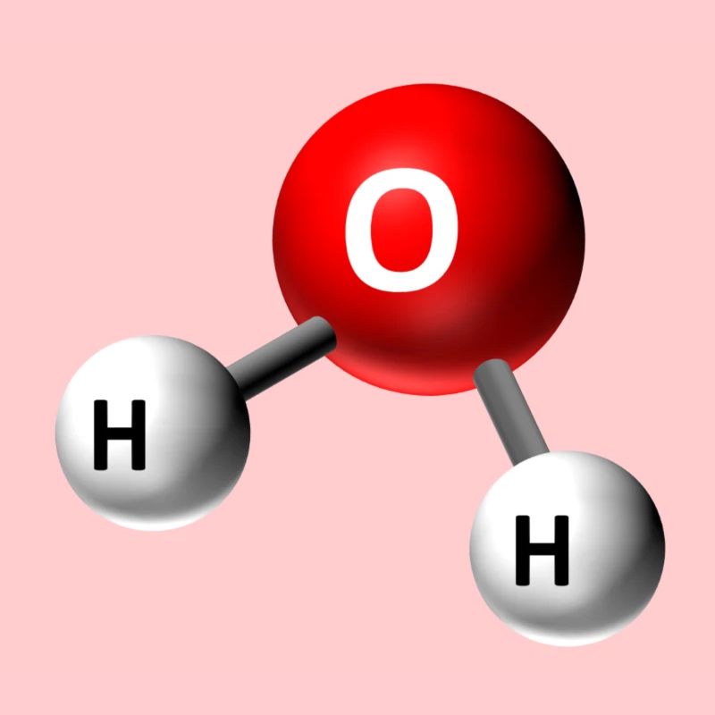 Graphique de la molécule d’eau