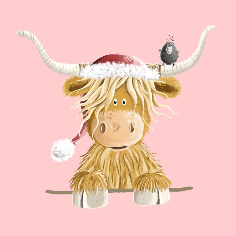 Scottish Highland Cattle Christmas Gift