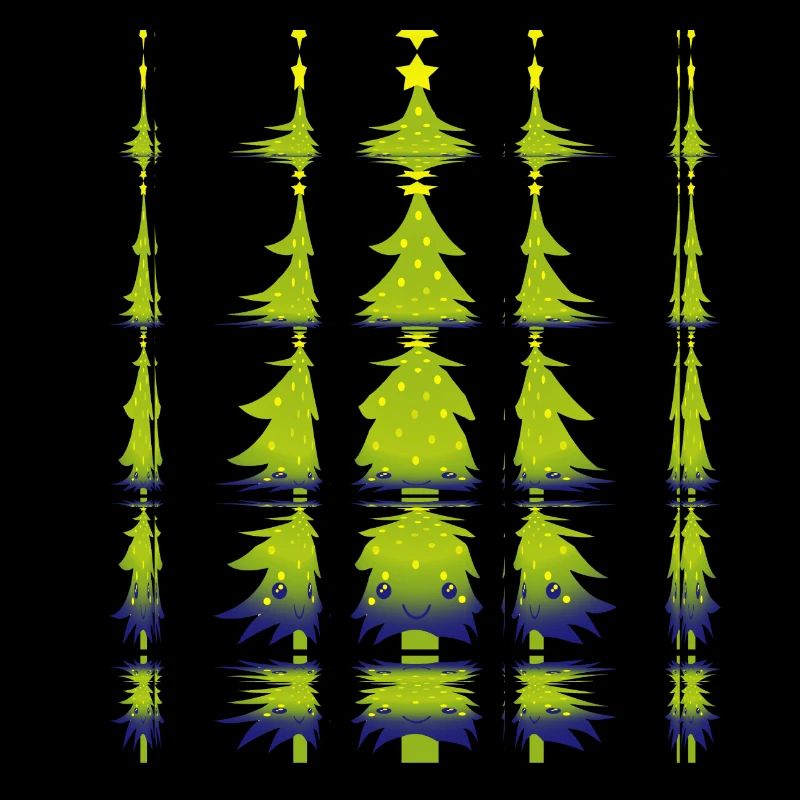 Bunter Weihnachtsbaum Christmas Tree