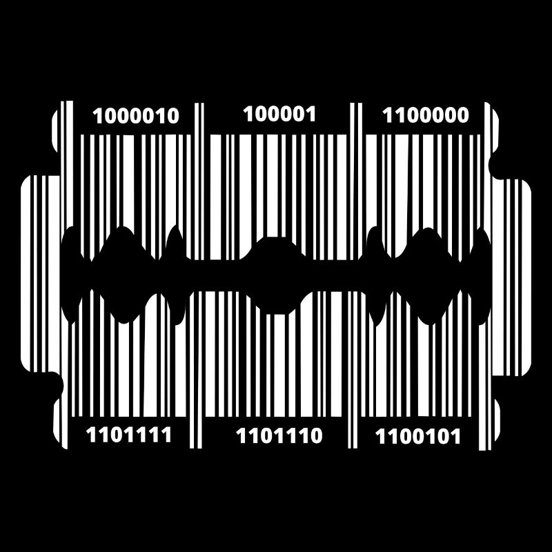 Rasierklinge mit Code