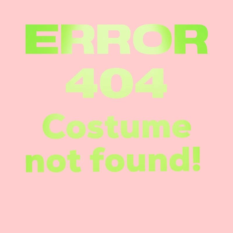 Error 404 Costume d'Halloween disant programmeur