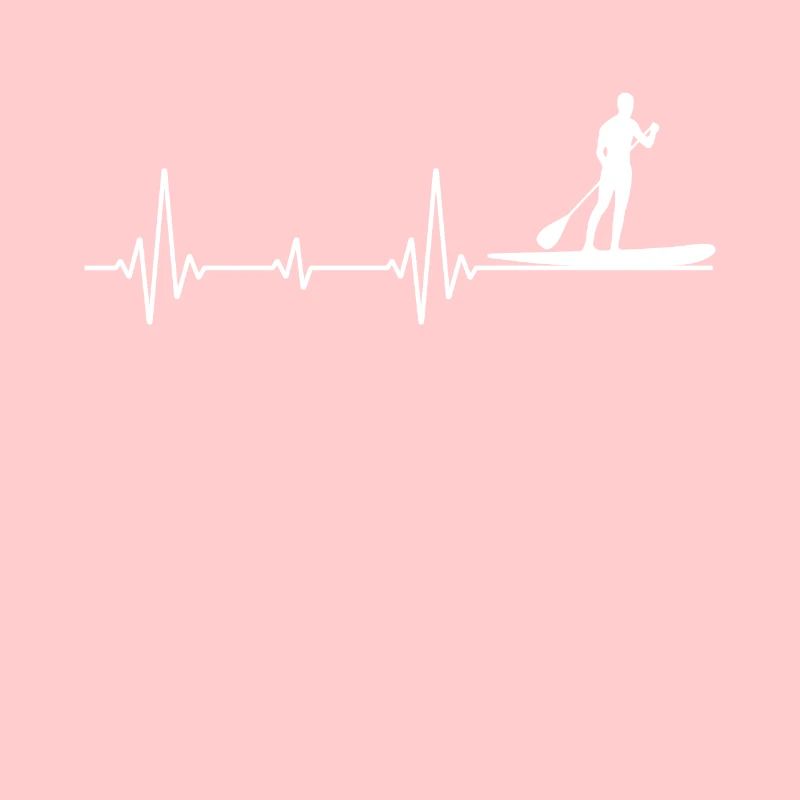 Paddleboarding Paddleboard Paddle Heartbeat Gift