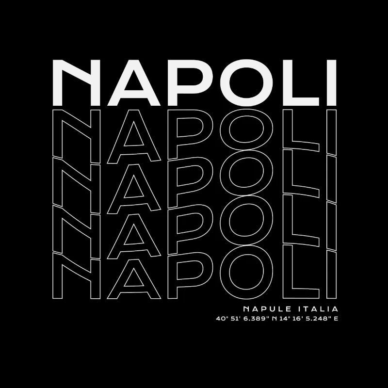 Napoli Grid Outline Typography