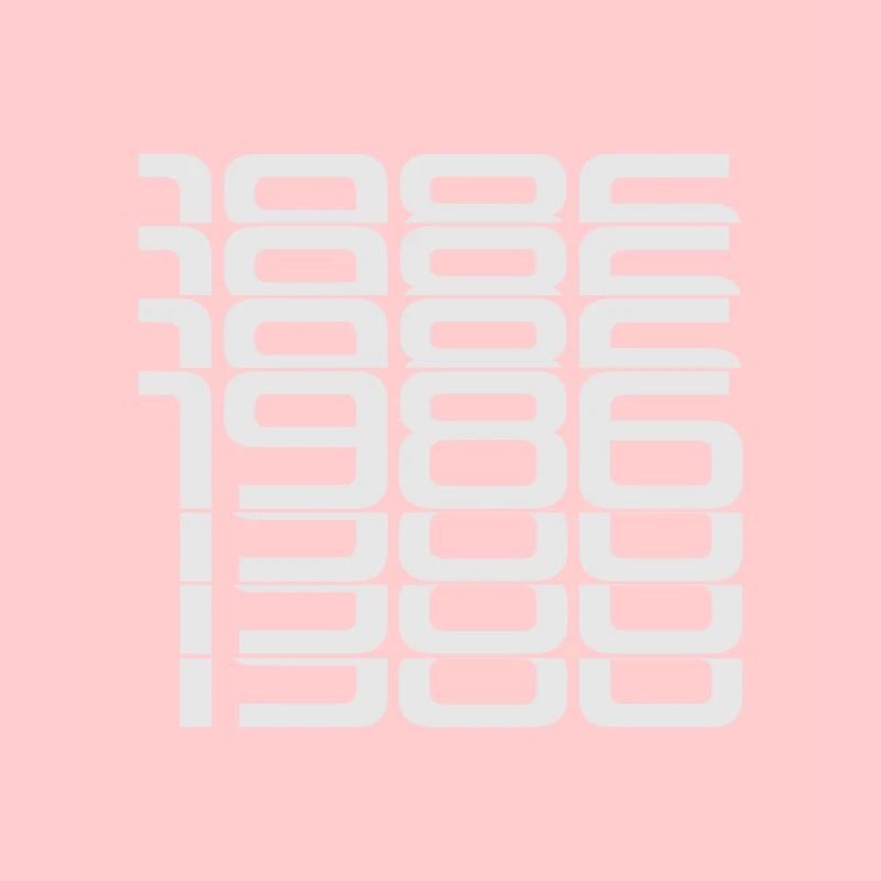 1986 Stack Digits Pattern