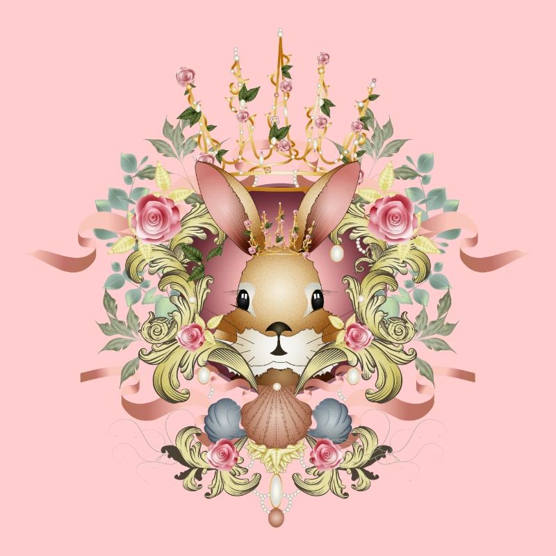 Adorable Easter in an ornamental setting