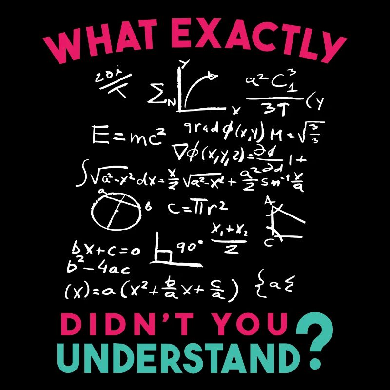 Physique Math Formule Blague