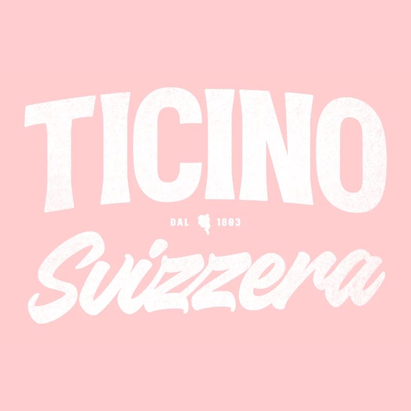 Ticino Switzerland Script Logo