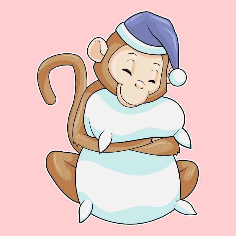 Monkey Sleeping Pillow