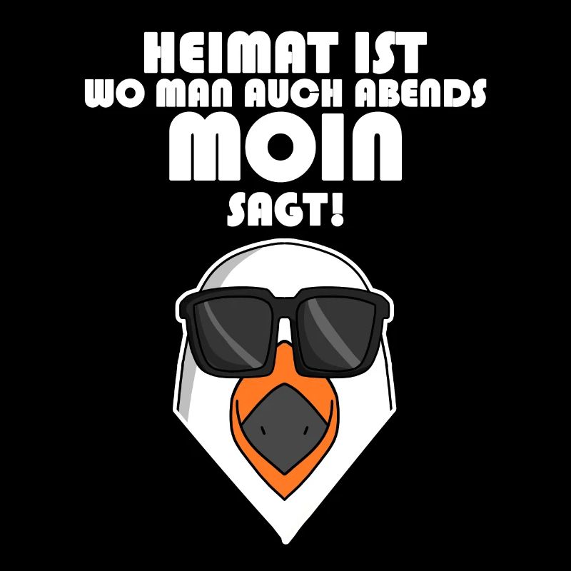 Plattdeutsch Spruch Moin Möwe Nordsee