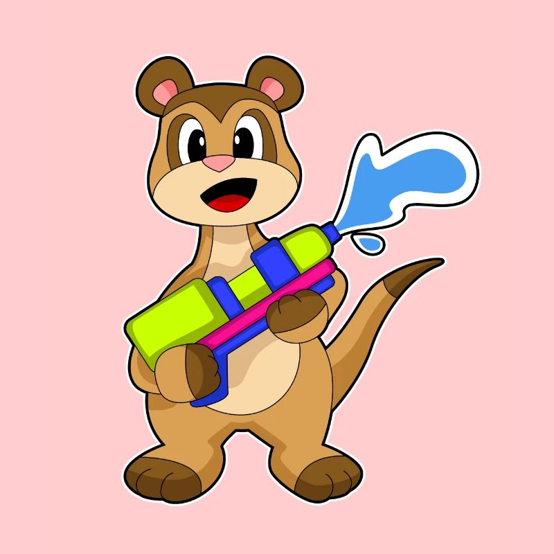 Pistolet à eau suricate